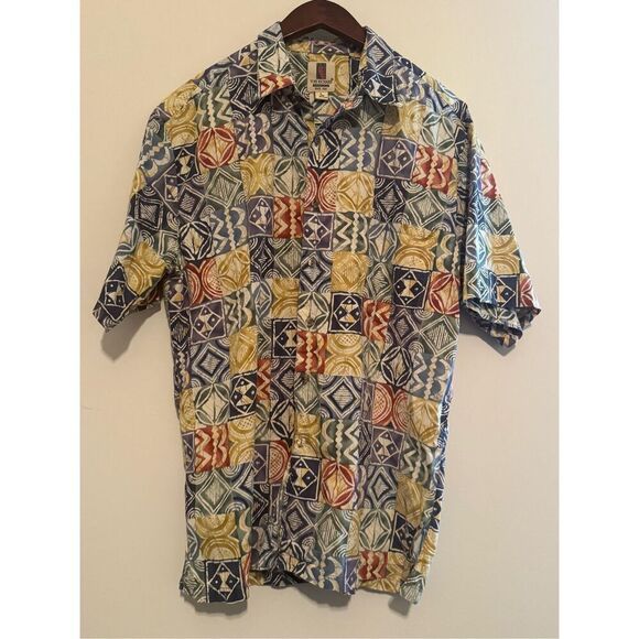 VTG Tori Richard Honolulu Men’s Multicolor Hawaiian Button-Down Shirt - Large - Picture 1 of 7